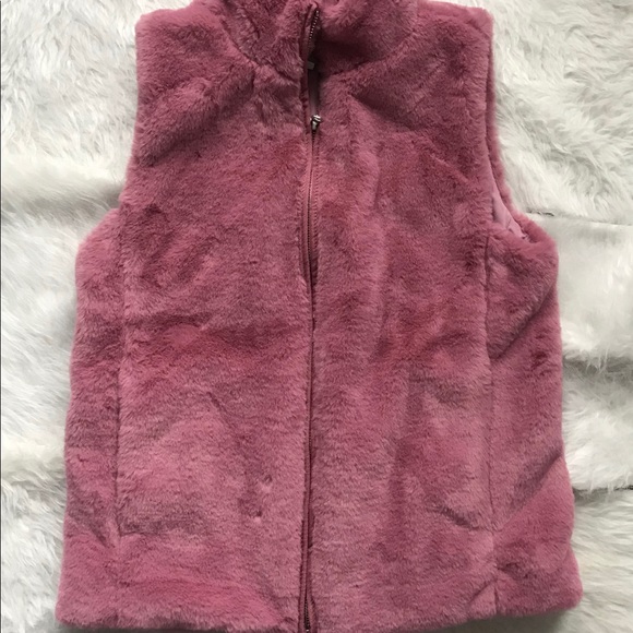 New J crew pink fur vest - Picture 3 of 4